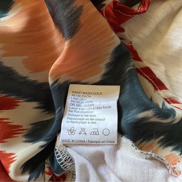 Tiny | Anthropologie Sima Aztec Ikat Henley Size S - Picture 4 of 8